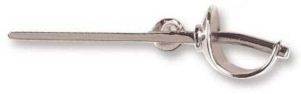 45-099/F Push pin with clasp sabre silver color
