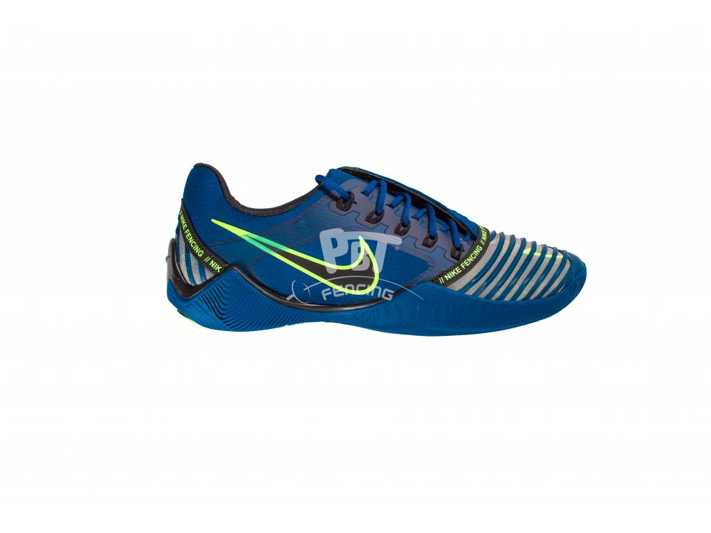NIKE Ballestra 2 fencing shoes - Blue/Green